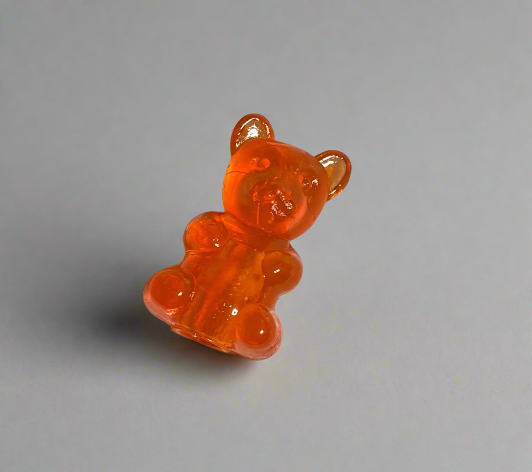 Gummie Bear Pencil Topper - Orange