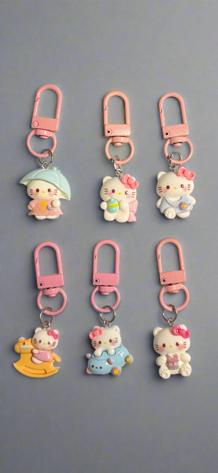 Keychain - Zipper Pull - Kitty Kuties