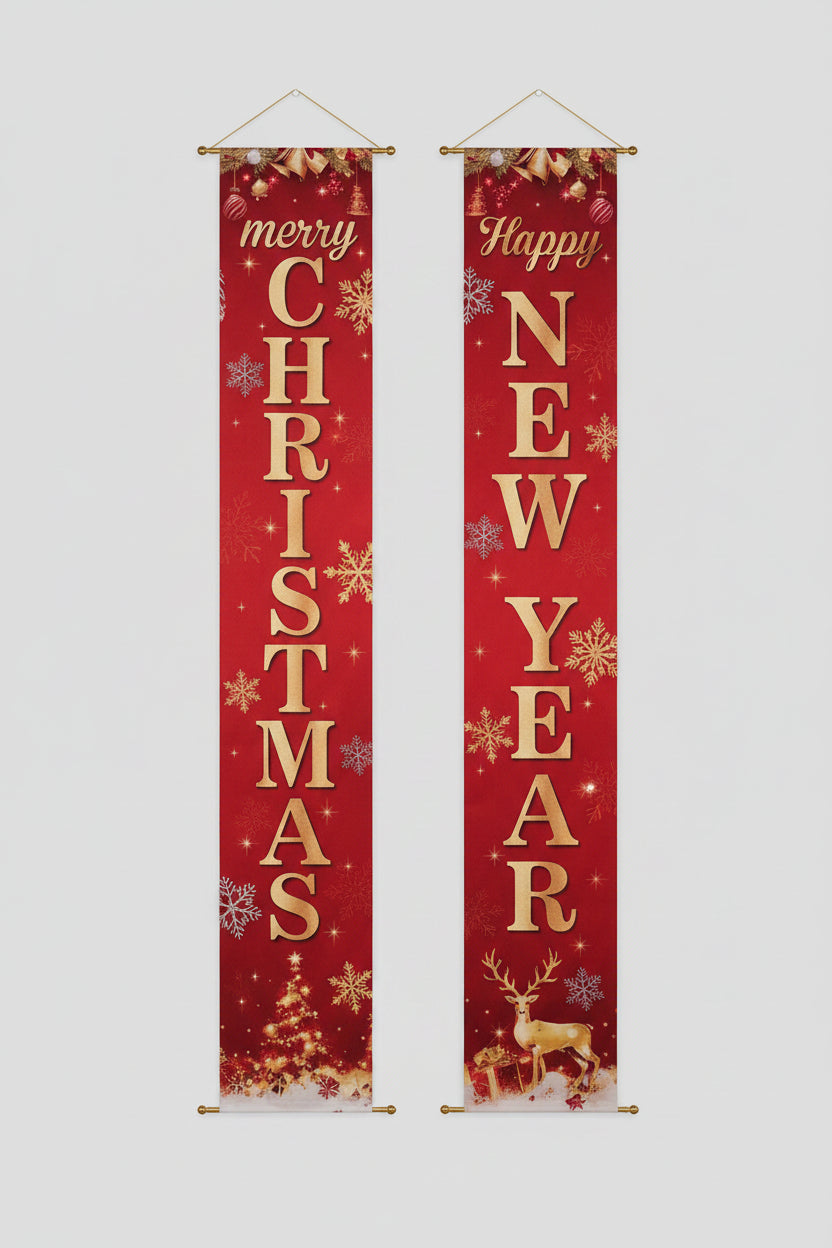 Banner - Merry Christmas and Happy New Year