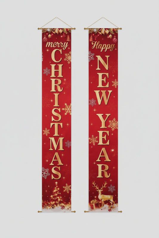 Banner - Merry Christmas and Happy New Year