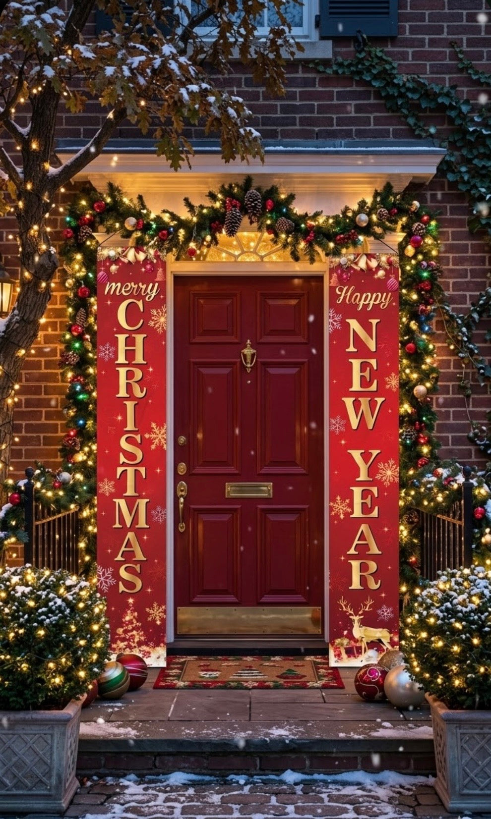 Banner - Merry Christmas and Happy New Year