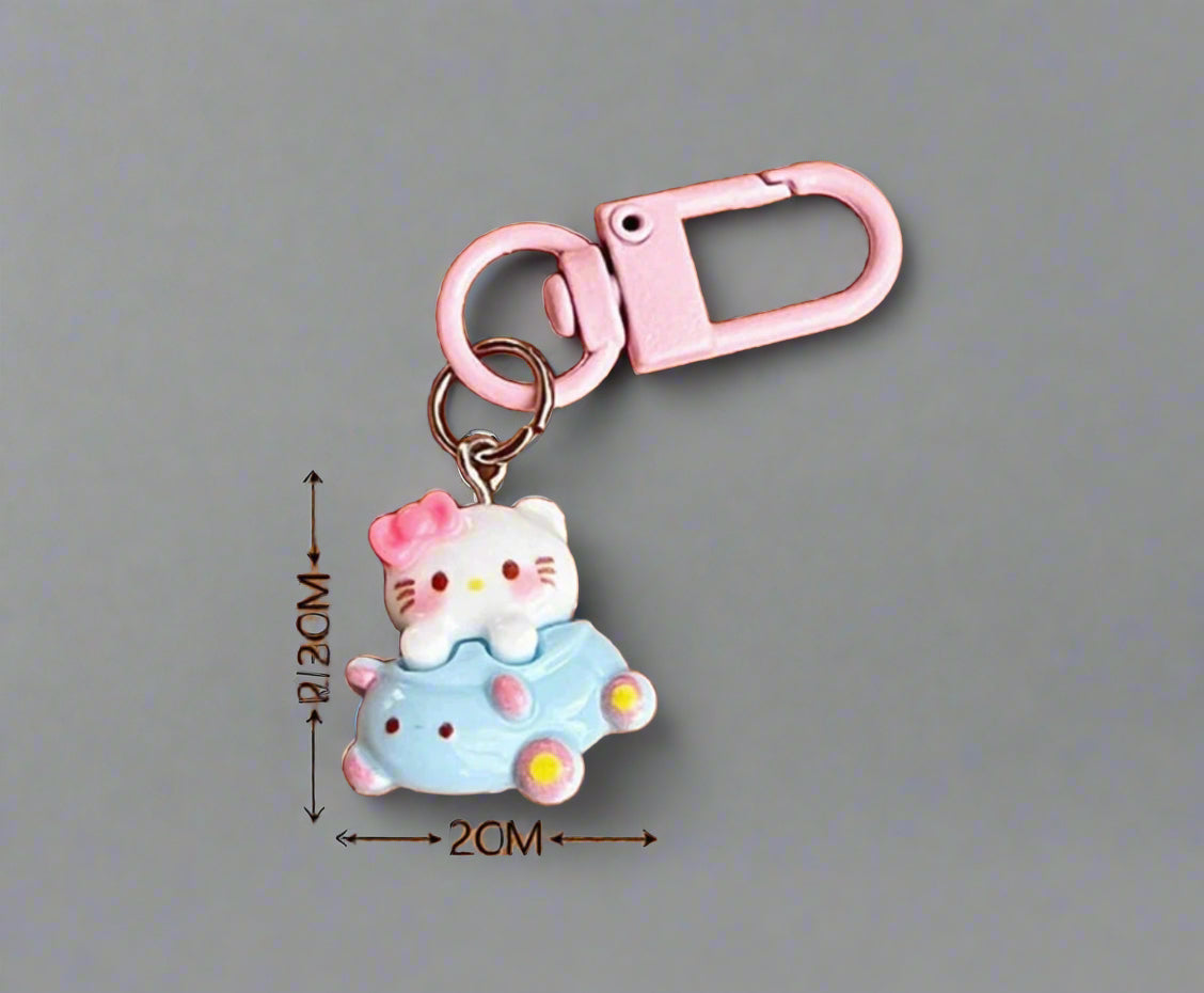 Keychain - Zipper Pull - Kitty Kuties