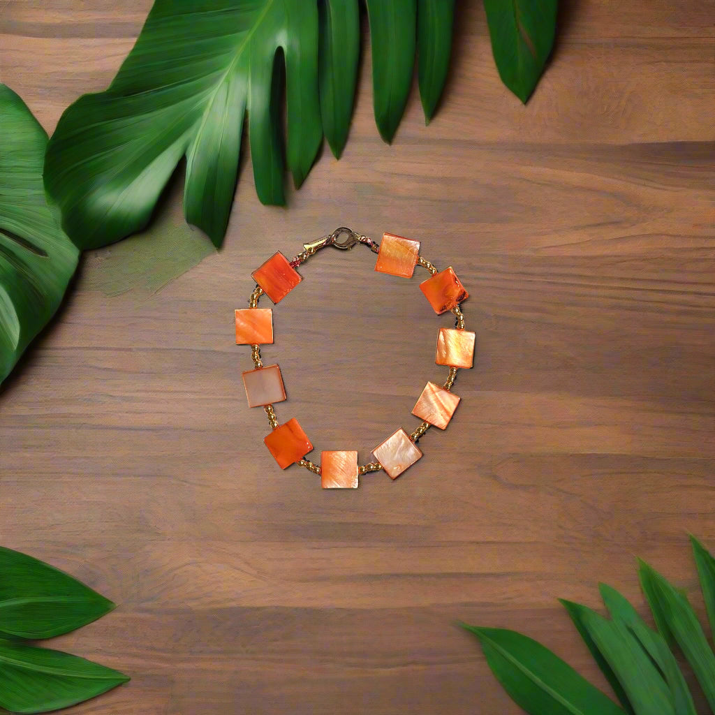 Handmade Bracelet - Sunrise Mosaic Glow