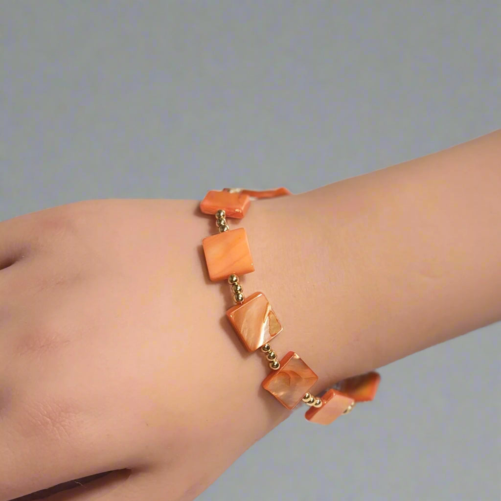 Handmade Bracelet - Sunrise Mosaic Glow