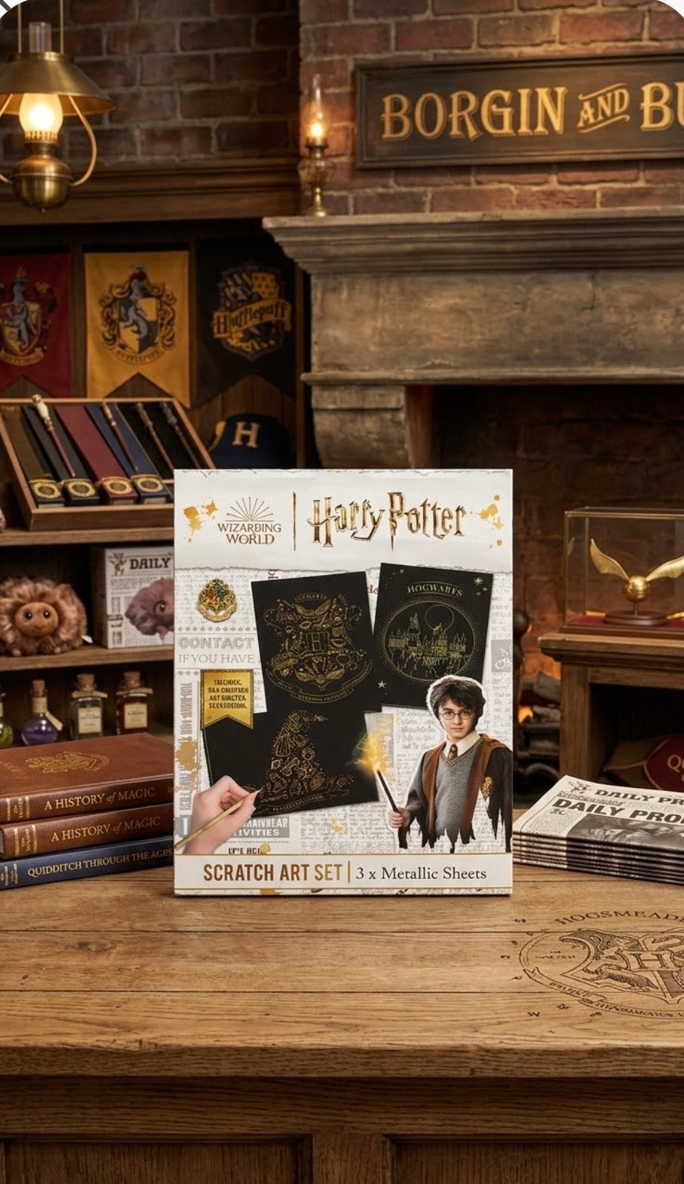 Craft - Scratch Art Set - Harry Potter - Wizarding World