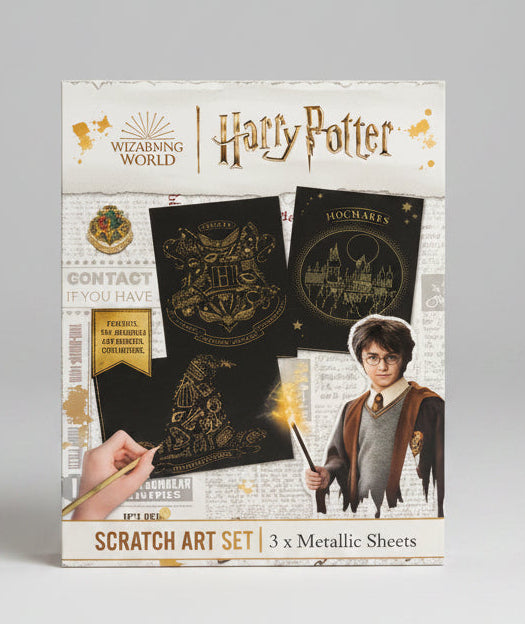 Craft - Scratch Art Set - Harry Potter - Wizarding World