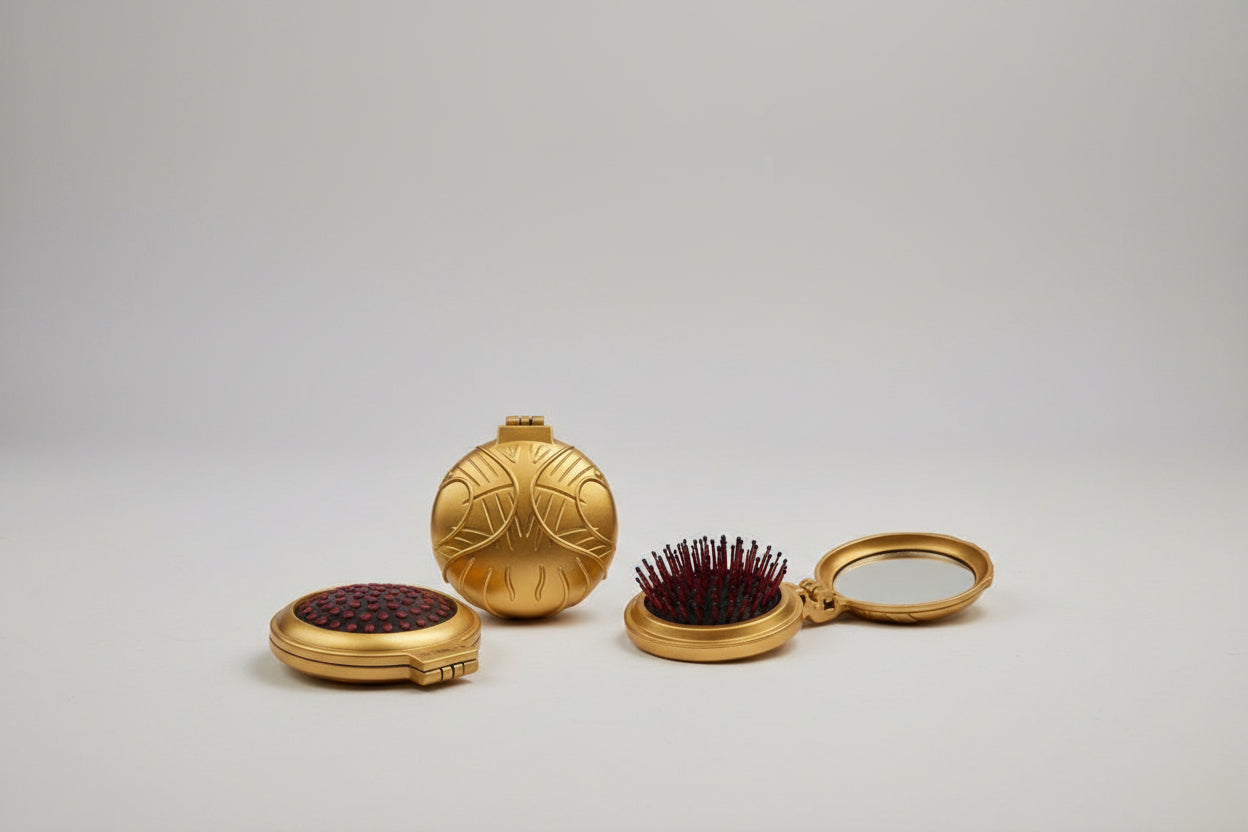 Compact Mirror - Brush - Harry Potter - Snitch