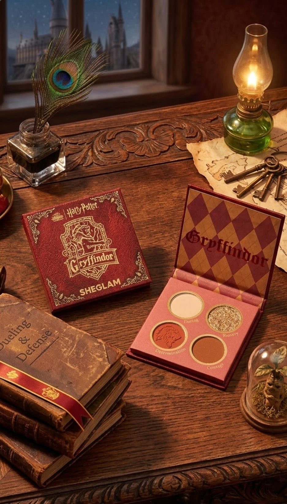 Eye Shadow - Four Quad Palette - Harry Potter Hogwarts School of Witchcraft and Wizardry - SHEGLAM Hogwarts Houses Palette Set