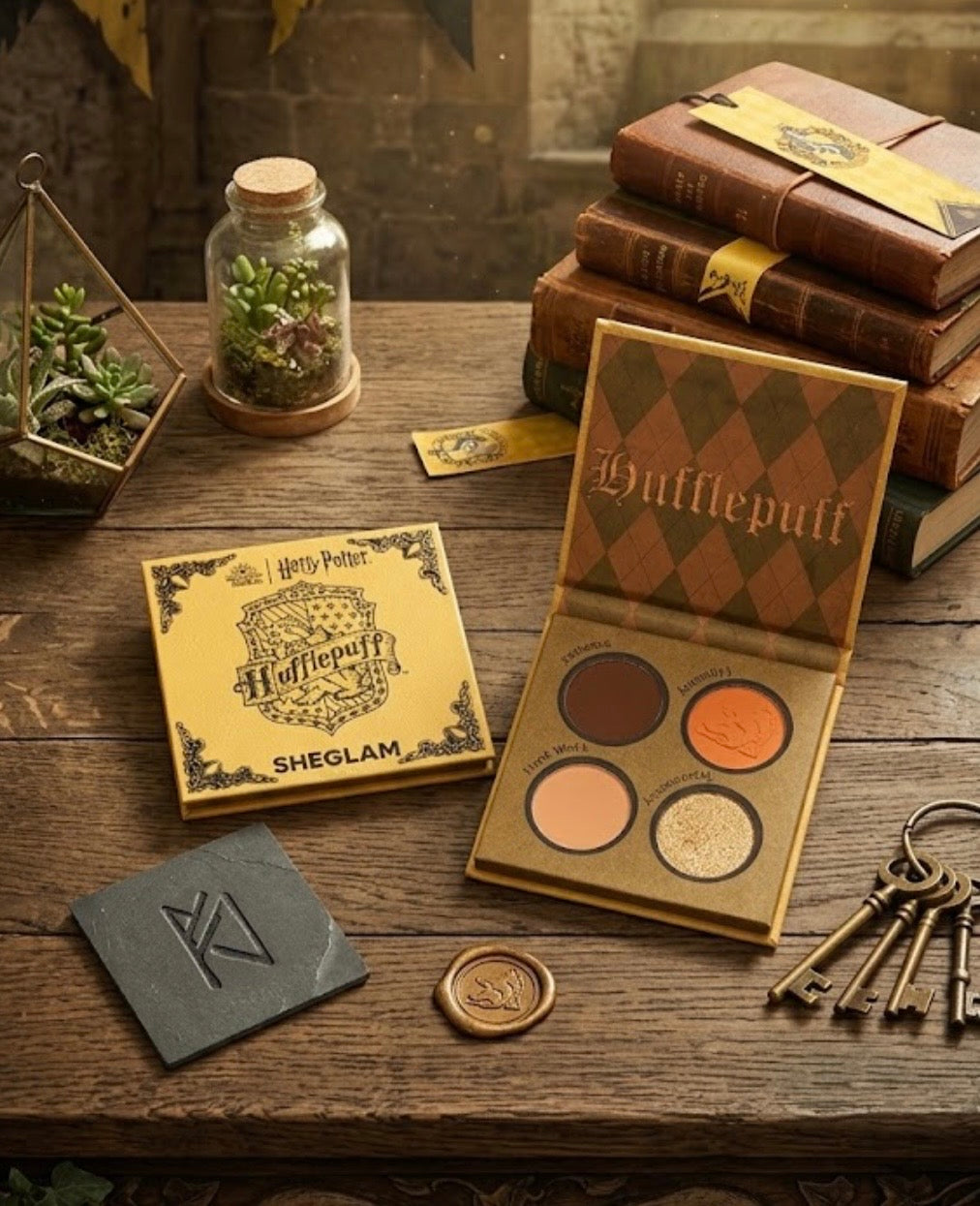 Eye Shadow - Four Quad Palette - Harry Potter Hogwarts School of Witchcraft and Wizardry - SHEGLAM Hogwarts Houses Palette Set