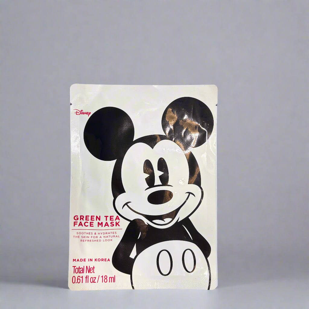 Disney Mickey Mouse Green Tea Facial Mask