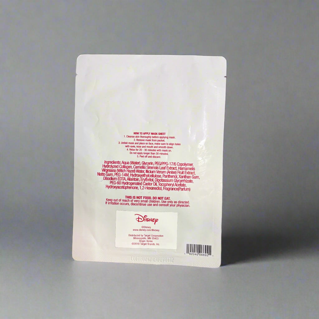 Disney Mickey Mouse Green Tea Facial Mask