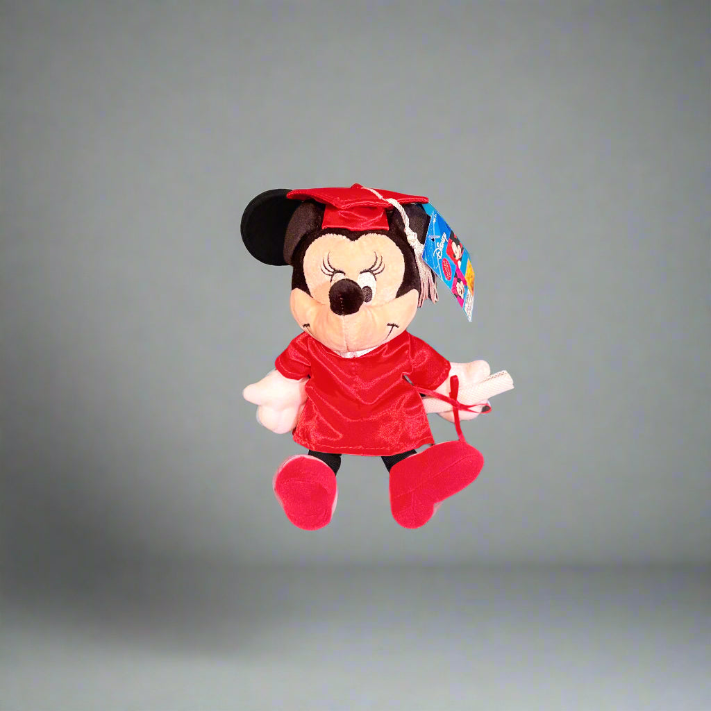Graduation Mickey and Minnie Mouse Plush