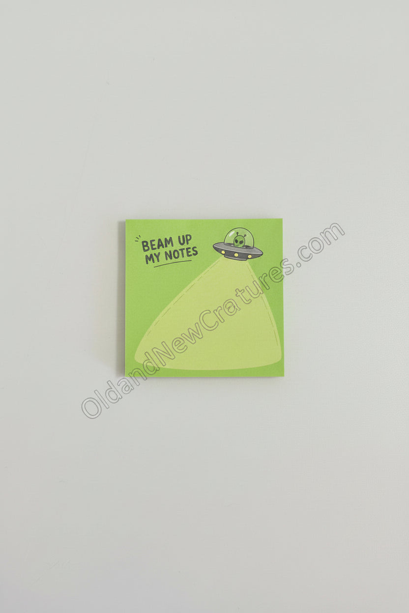 Sticky Notes - "Beam Up My Notes" - 3" - 100 pages