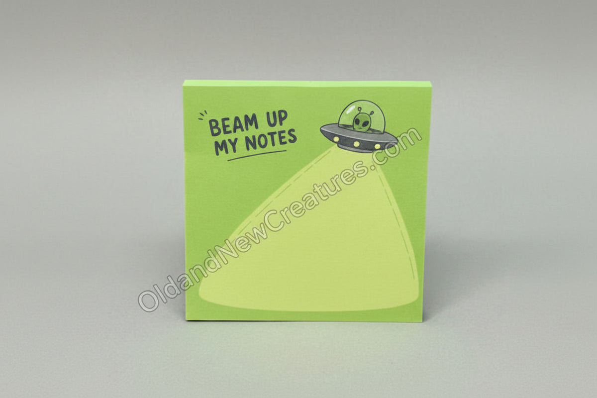 Sticky Notes - "Beam Up My Notes" - 3" - 100 pages