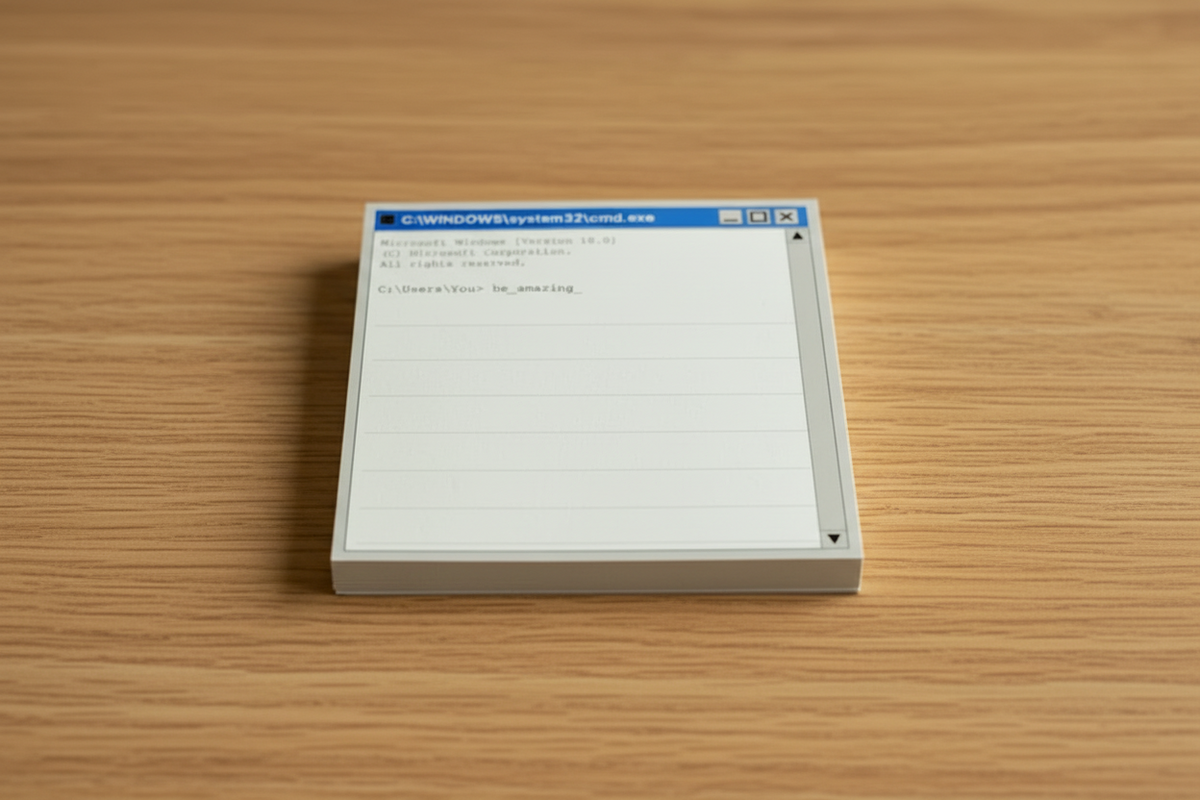 Sticky Notes - Retro PC Screen Shots - 3"