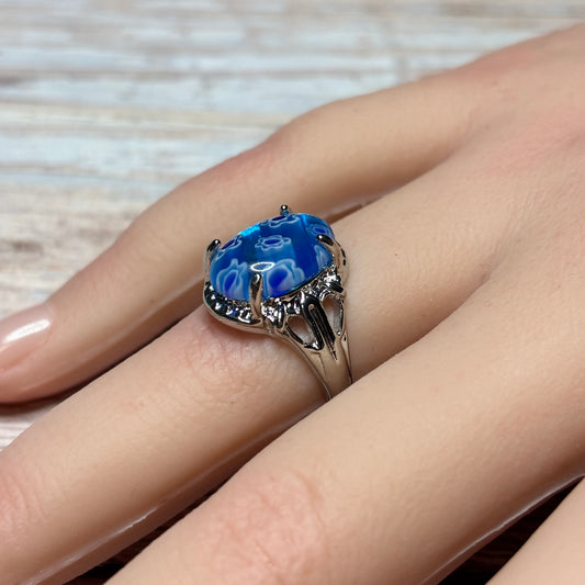 Ring Size 7 - Blue Moreno