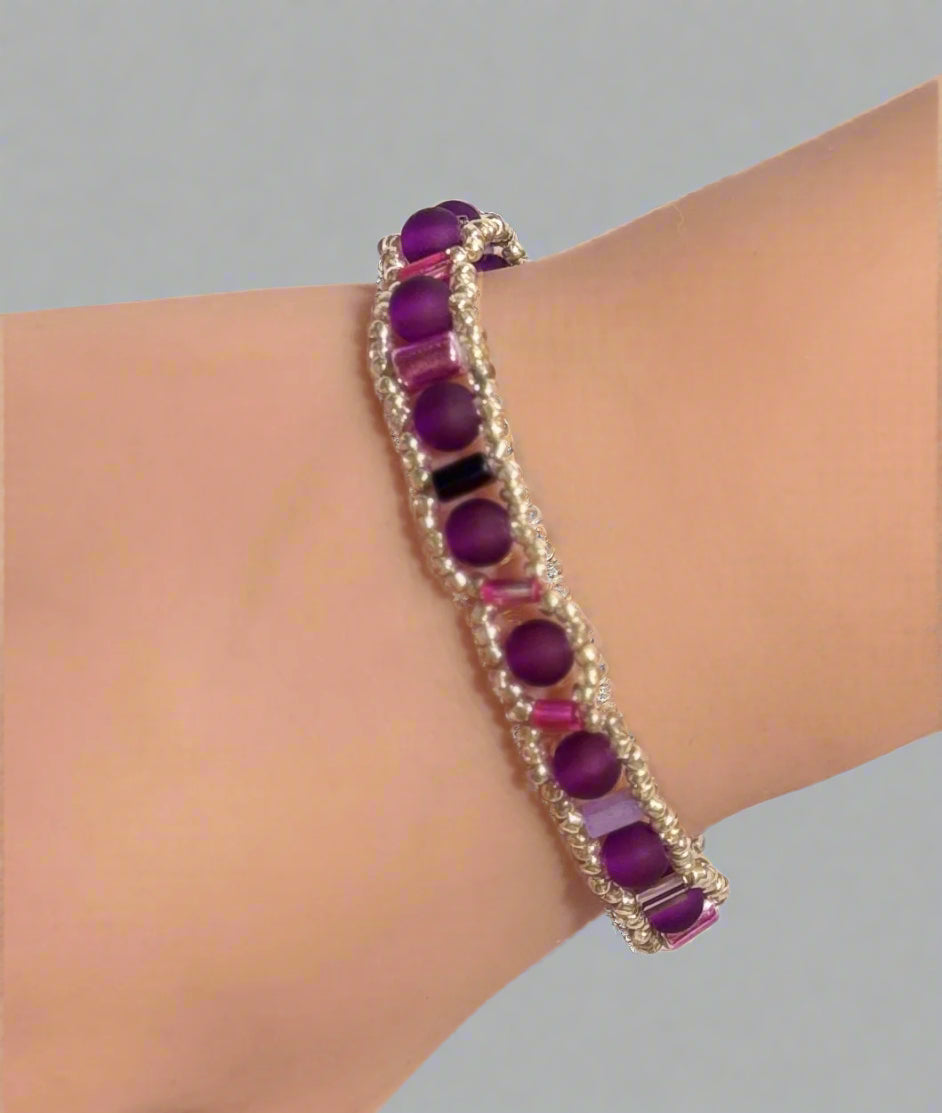 Grapevine Glam Beaded Bracelet