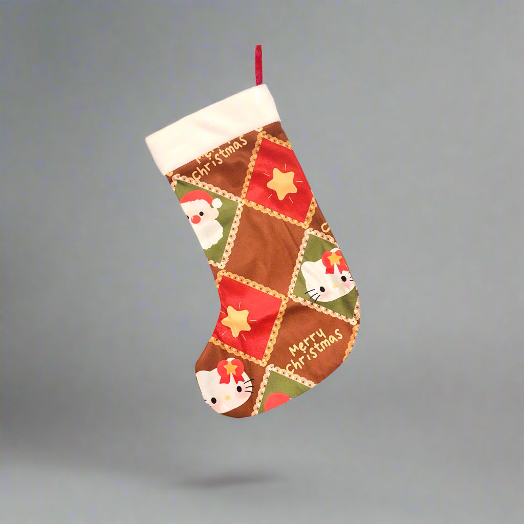 Christmas Stocking - Cartoon Kitty