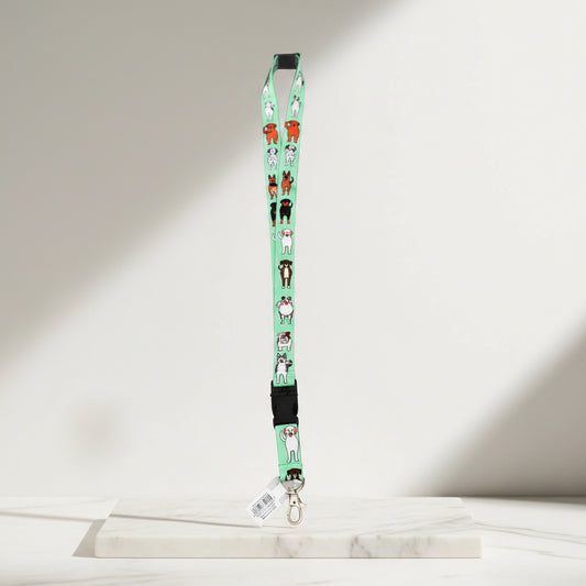 Lanyards - Doggies - Green Background