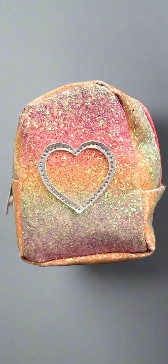 Keychain - Mini Glitter Backpack