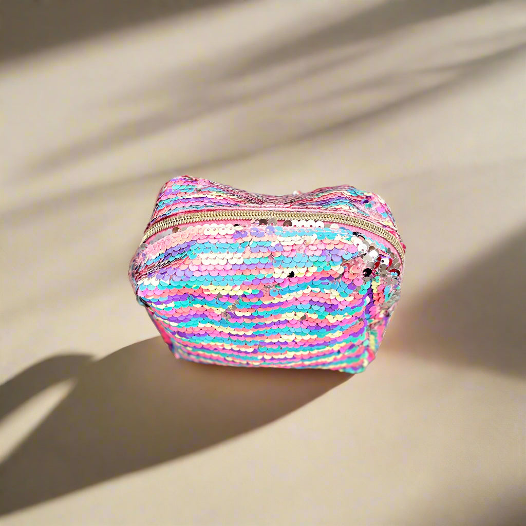 Rainbow Sparkle Pouch/ Bag