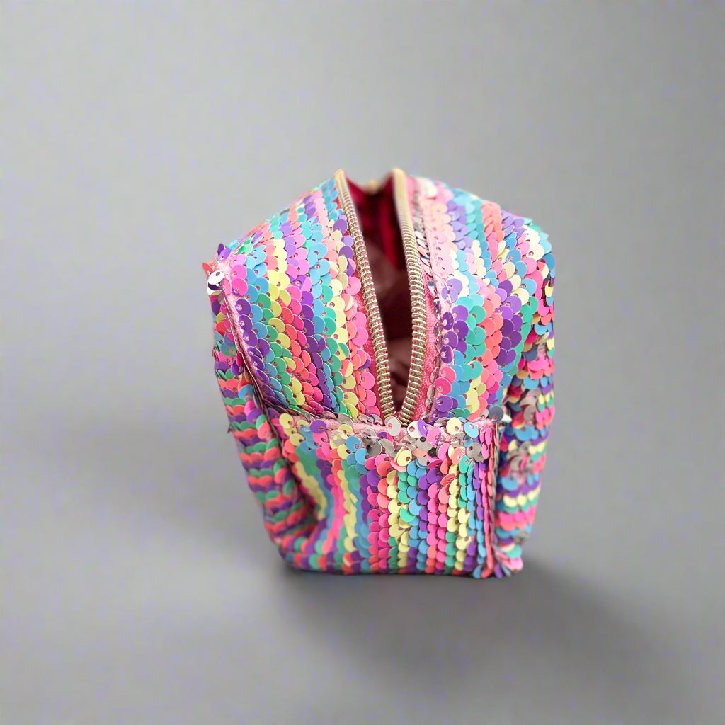 Rainbow Sparkle Pouch/ Bag