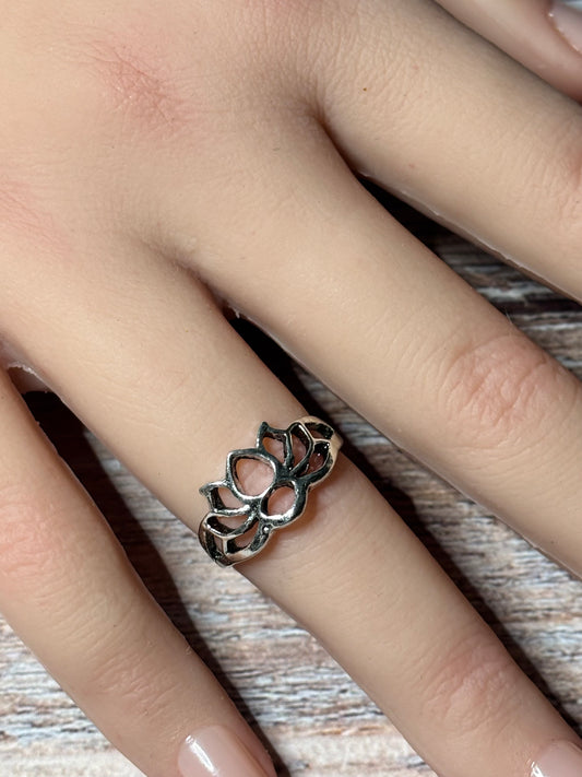 Ring Size 6 - Lotus Flower