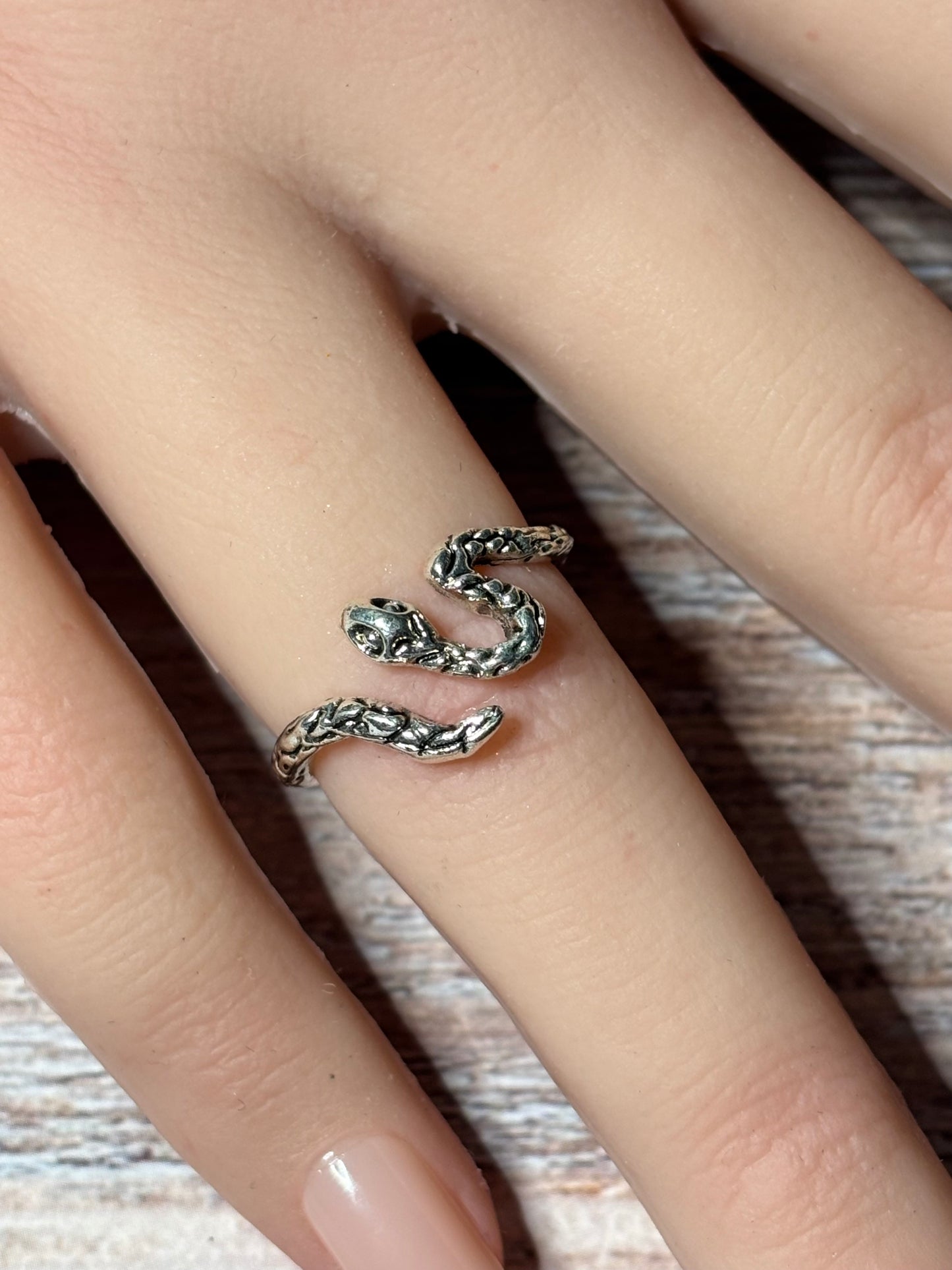Ring Size 6 - Gothic Serpent Snake