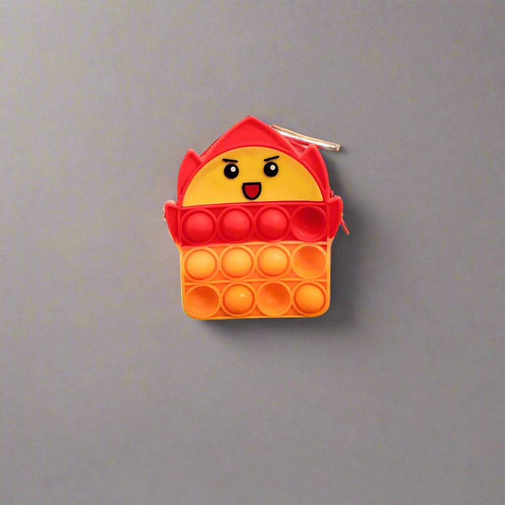 Flamed Firecracker Mini Bubble Pop Coin Purse