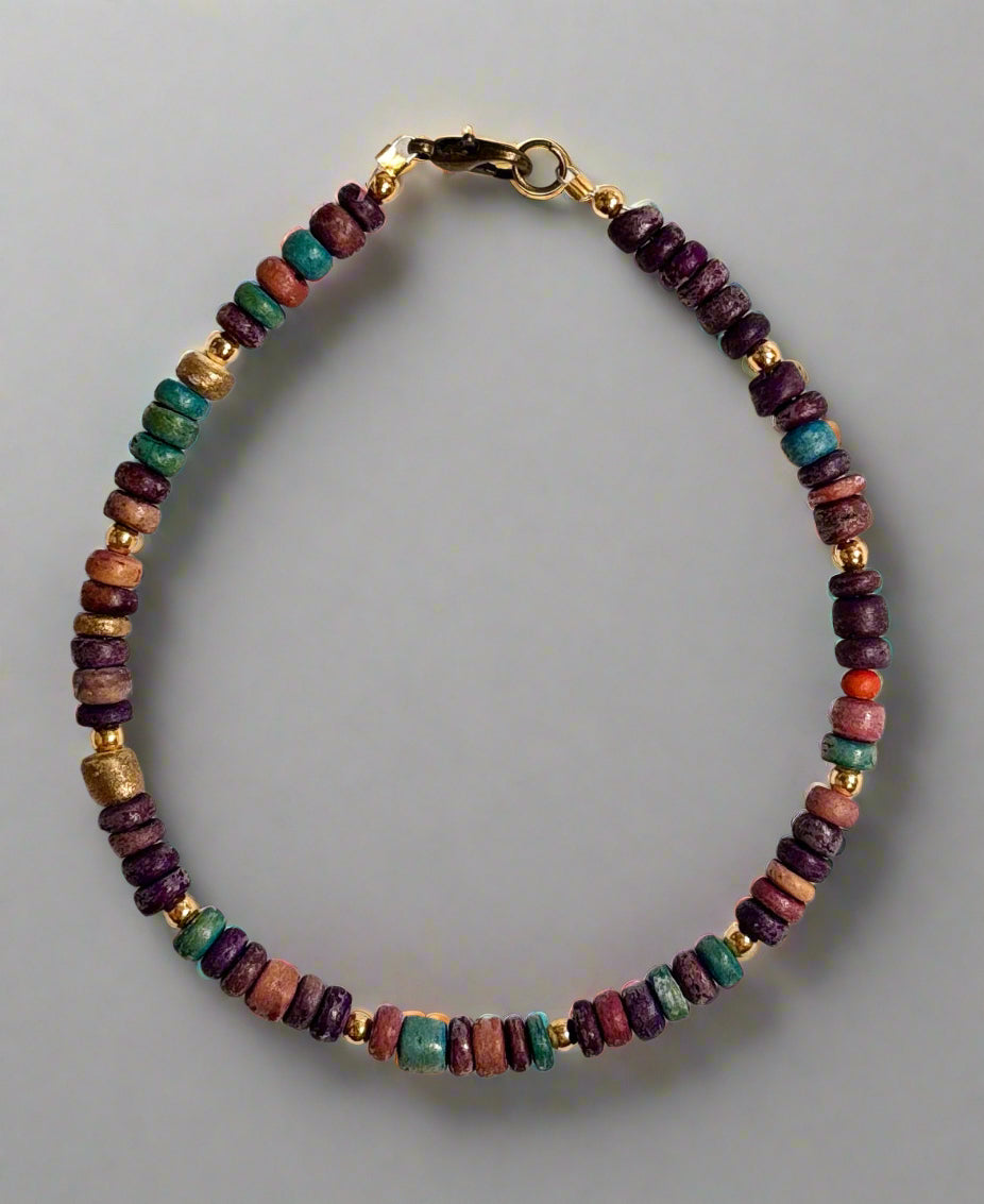 Earth's Harmony - Handmade - 9" Bracelet