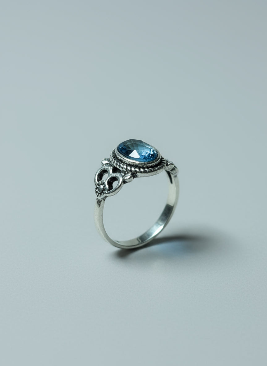 Ring - Size 5 - Blue Topaz