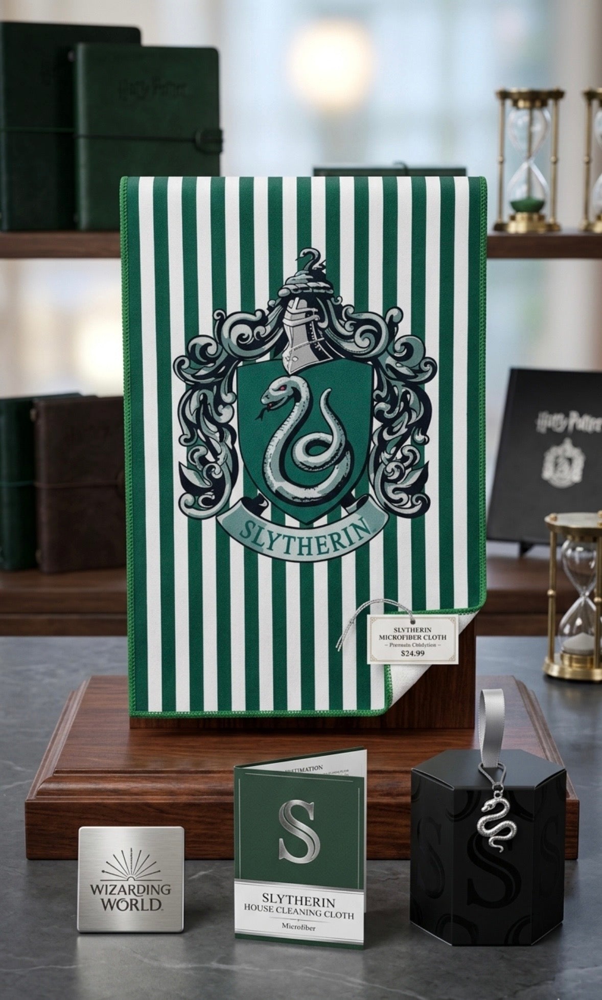 Hand Towel - Harry Potter - Slytherin - Microfiber