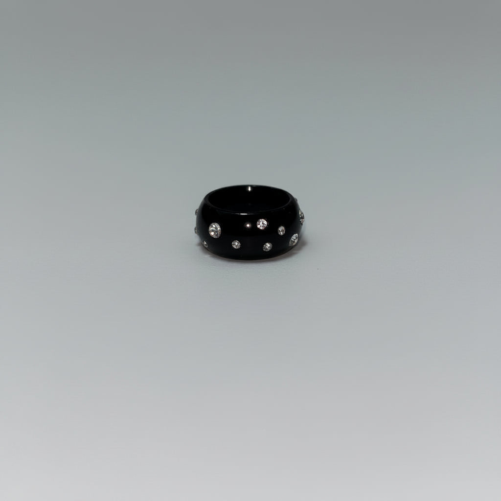 Ring - Chunky dome-style - Lucite - Size 7