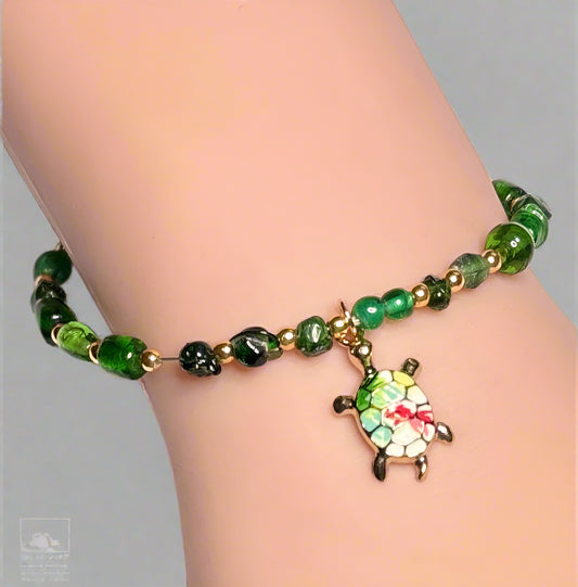 Handmade - Sea Turtle Serenity Bracelet