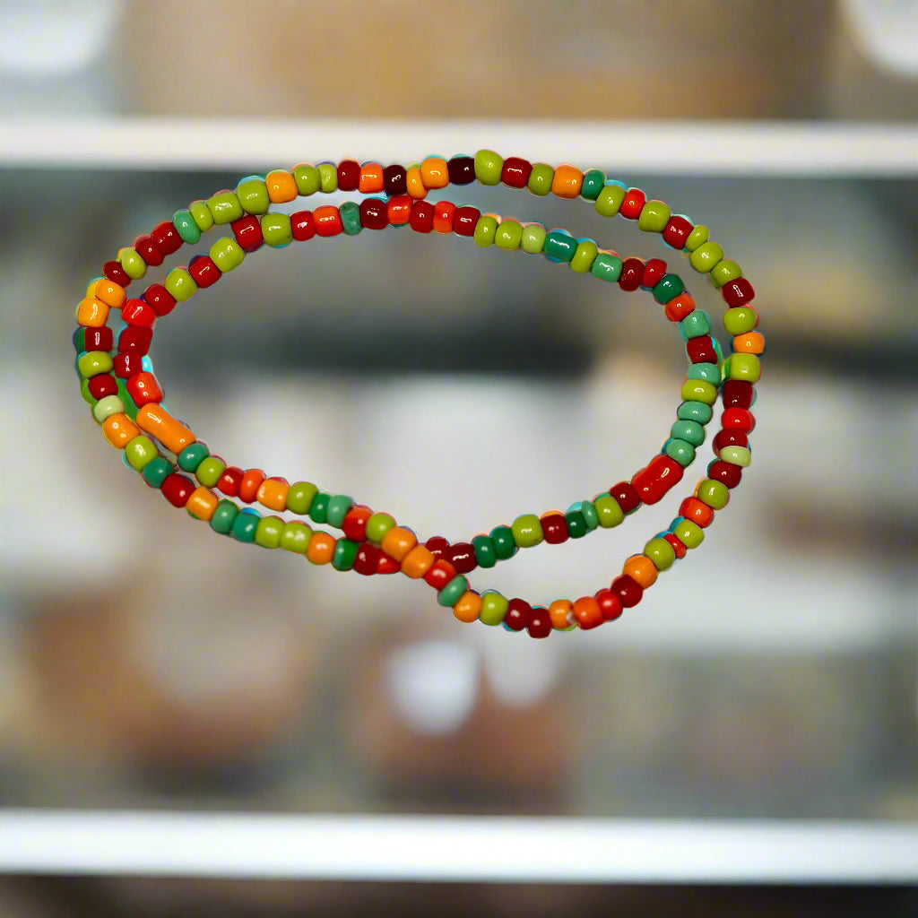 Handmade - Multicolored Beaded Bracelet/Choker