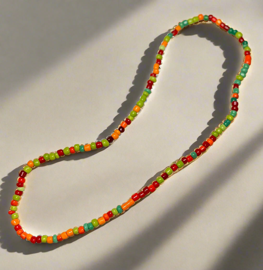 Handmade - Multicolored Beaded Bracelet/Choker