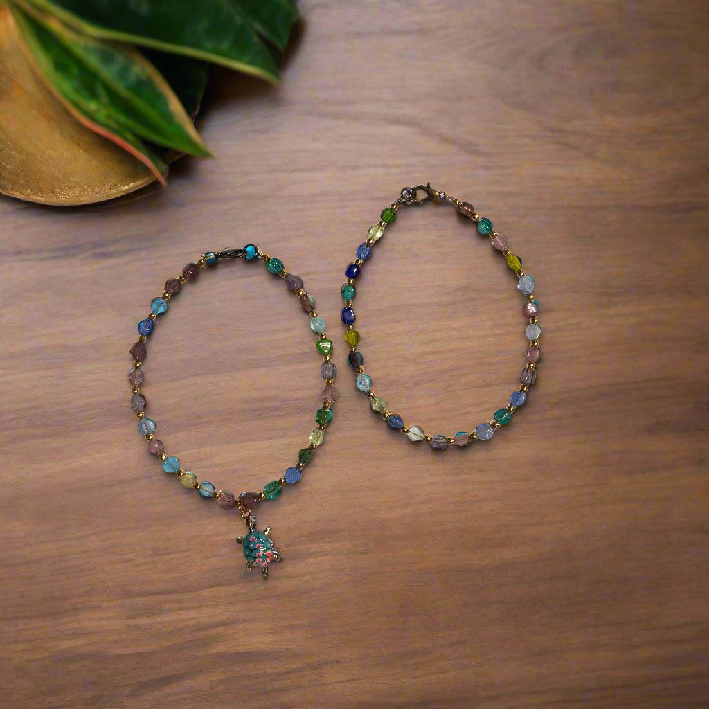 Handmade - Ocean Bloom Duo Bracelet Set