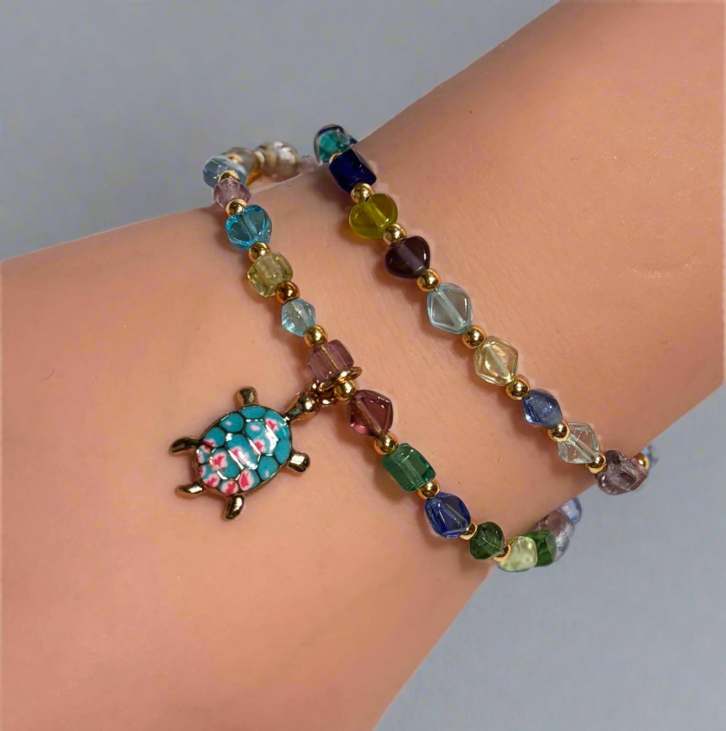 Handmade - Ocean Bloom Duo Bracelet Set