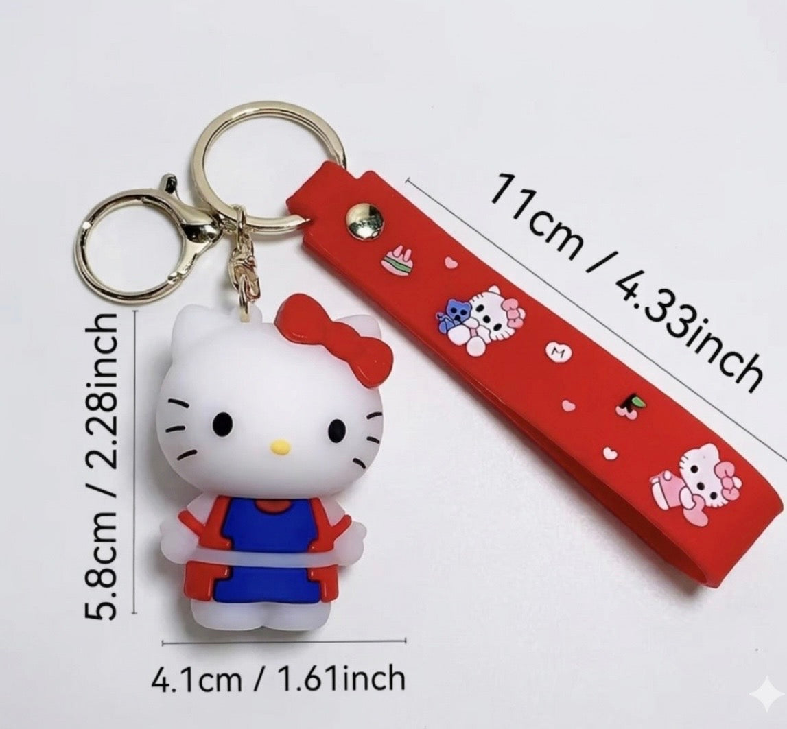 Keychain - Hello Kitty - Wristlet, Bag Charm,
