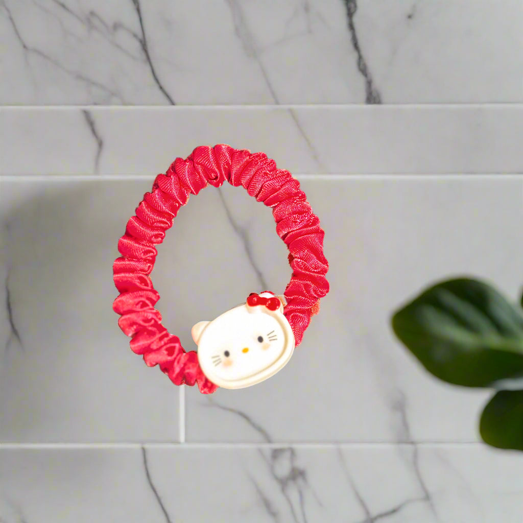 Handmade - Hello Kitty Red Scrunchie