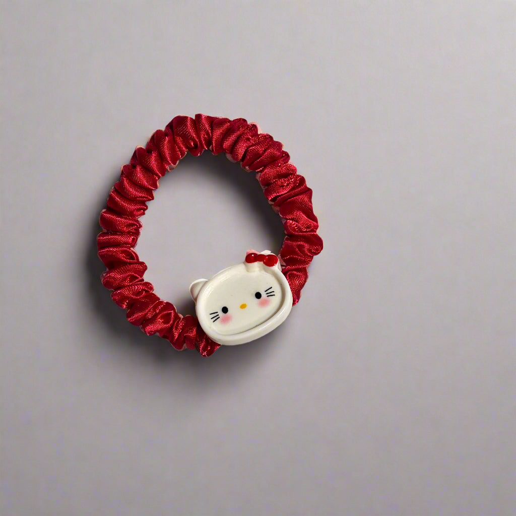 Handmade - Hello Kitty Red Scrunchie
