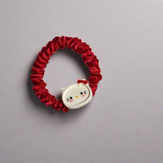 Handmade - Hello Kitty Red Scrunchie