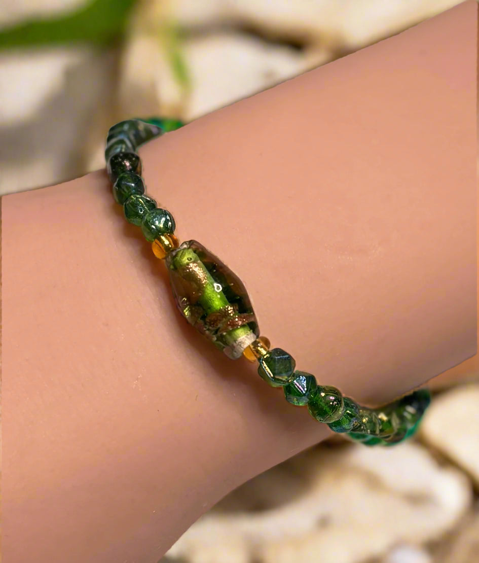 Handmade - 8" - Beaded Bracelet