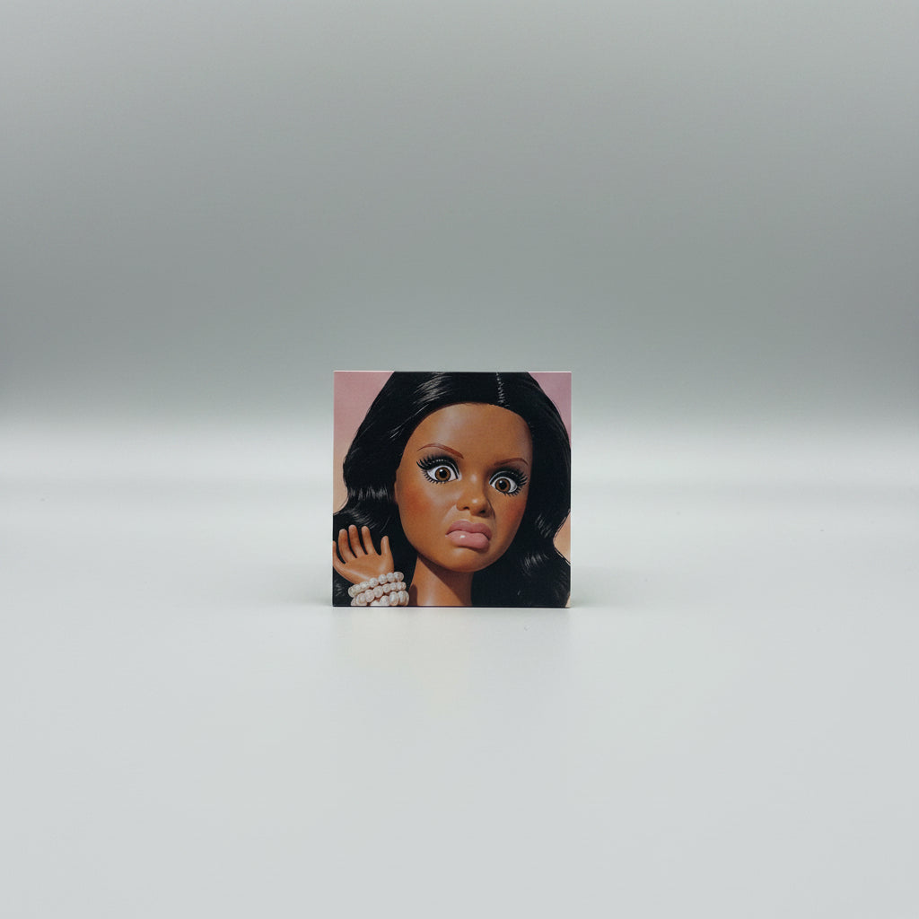 Sticky Notes - Dramatic Doll Face - Hilarious Memo Notes - 3x3"