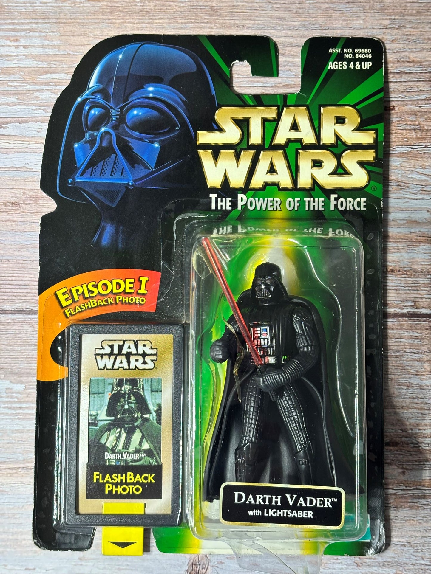 Star Wars The Power of the Force Darth Vader with Light Saber