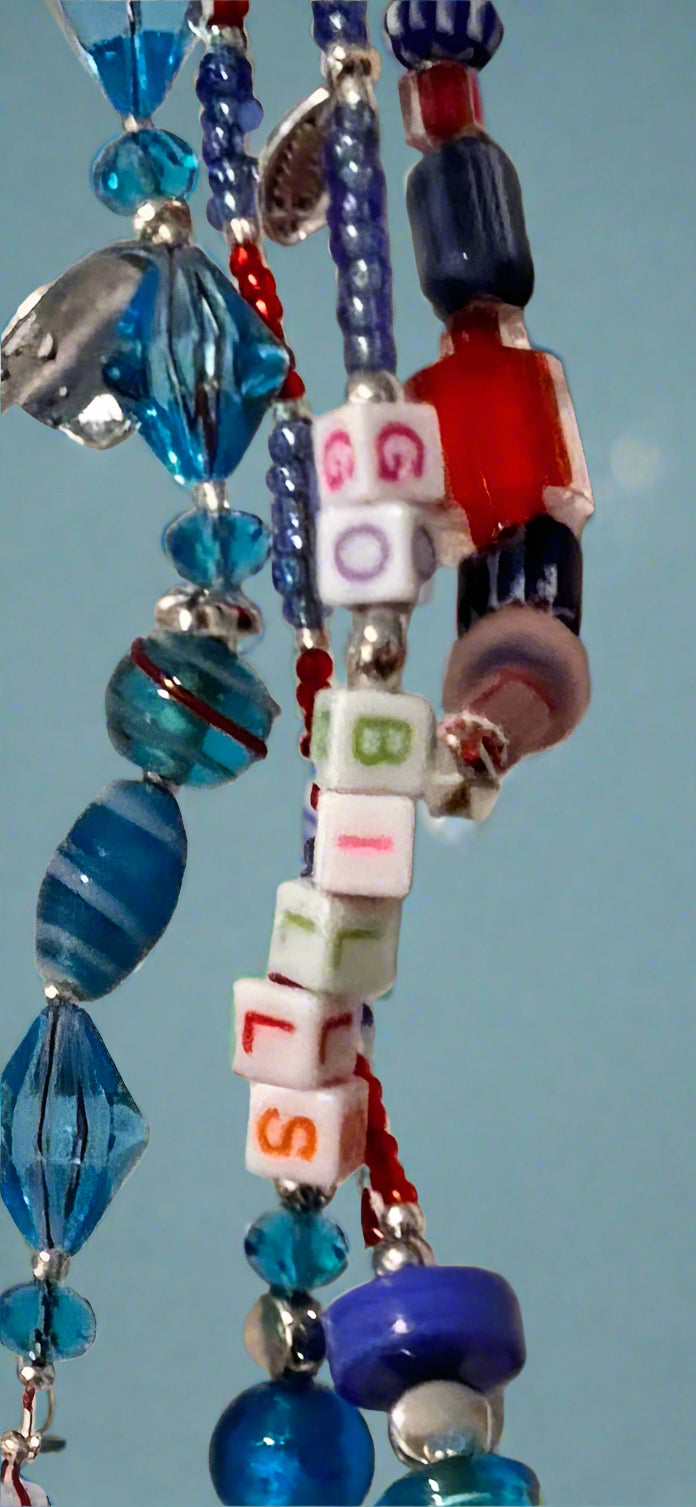 Handmade - Bag Charm/ Keychain - Buffalo Bills Fans