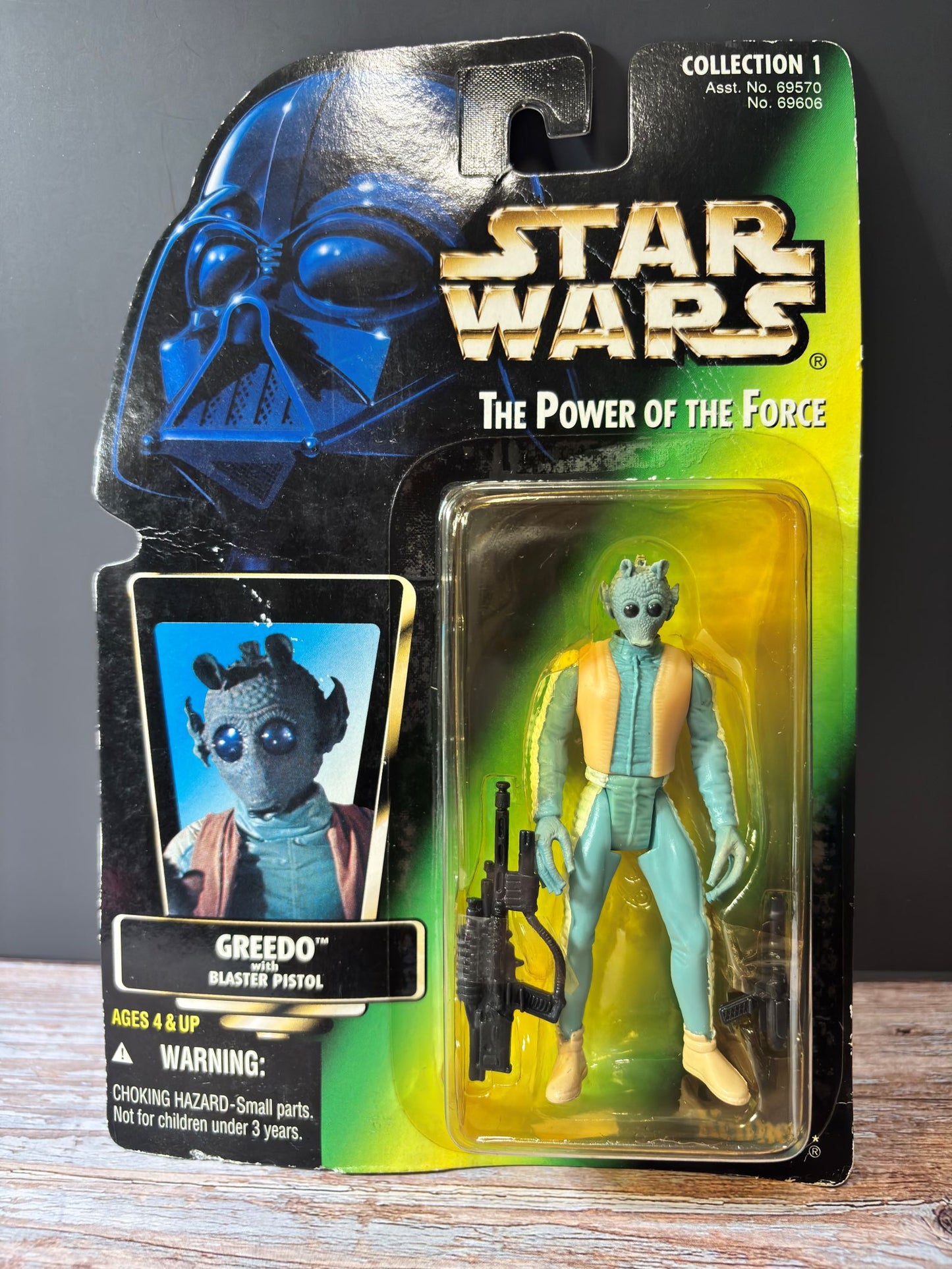 Star Wars The Power of the Force Greedo with Blaster Pistol