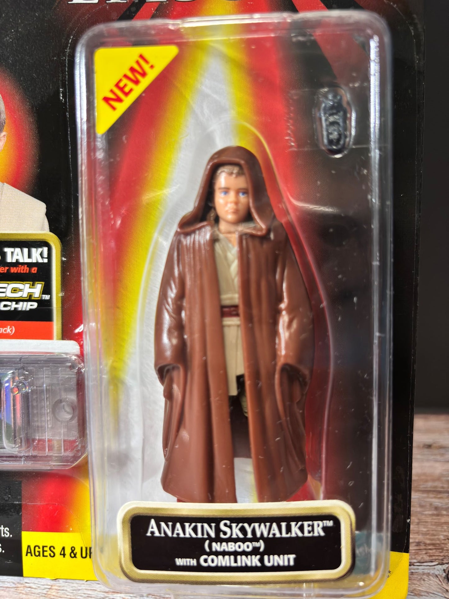 Star Wars Episode 1 Anakin Skywalker (Naboo) with Comlink Unit Comm Tech Chip