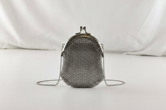 Victorian Era 1920's Mesh Metal Coin Purse