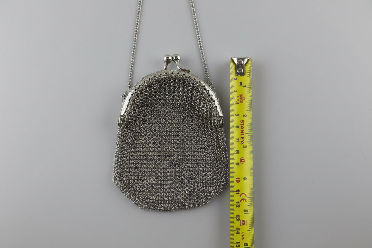 Victorian Era 1920's Mesh Metal Coin Purse